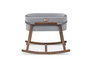 Hanah Home Cuna Hier - Gris y Nogal